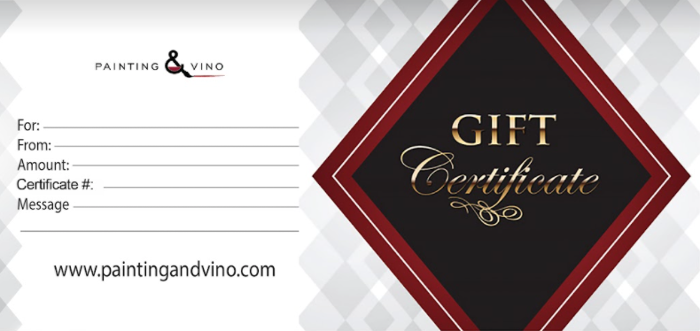 Paint and Sip - Gift Certificate