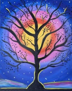 Image of painting called Tree of Life Paint and Sip at Tandem American Eatery