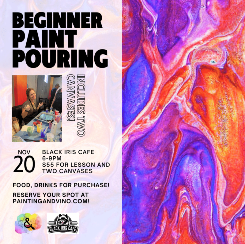 Immerse yourself in a world of creativity and fun at our paint pouring class. Whether you're on a date, with family or friends, or even as a couple, this indoor activity promises to be memorable. Let your artistic side shine as you paint away the stress of the day in a relaxed and social setting. Join us for a creative experience like no other!