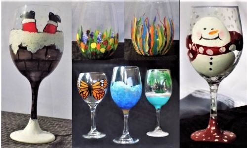 Wine Glass Class 2 paint and sip