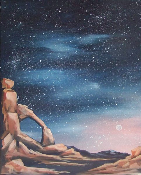 Image of painting called 'Star Light Sky'
