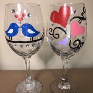 DIY Valentines Glasses