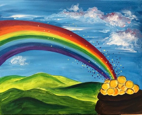 Pot of Gold paint and sip