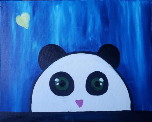 Sneaky Panda paint and sip