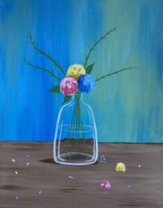 Image of painting called Paint this beautiful Spring in a vase