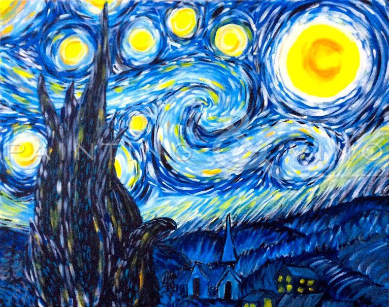 Paint and Sip Van Gogh's Starry Night - Beginner Class at Hotel McCoy Tucson