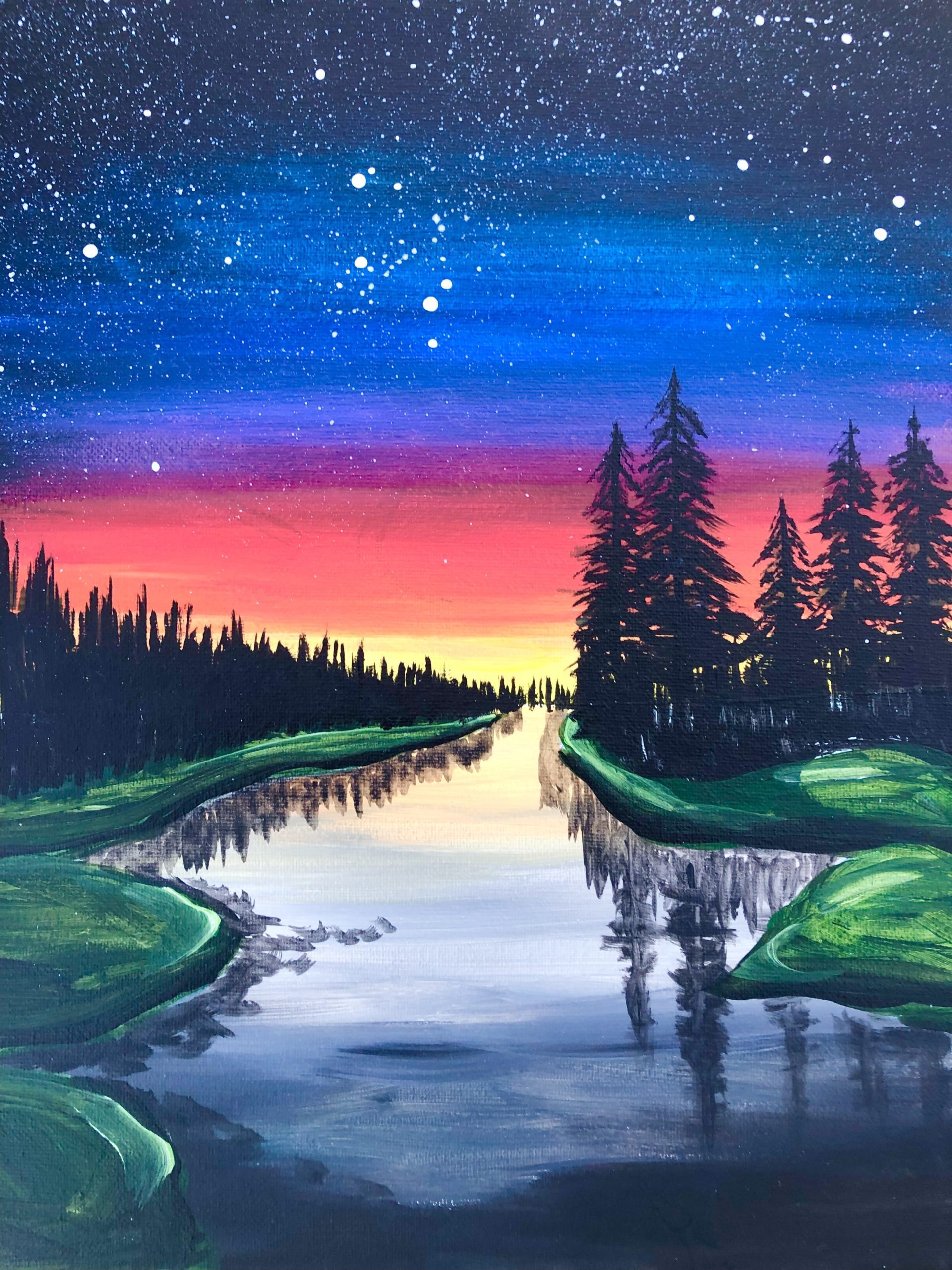 Image of painting called 'Forest Nights'