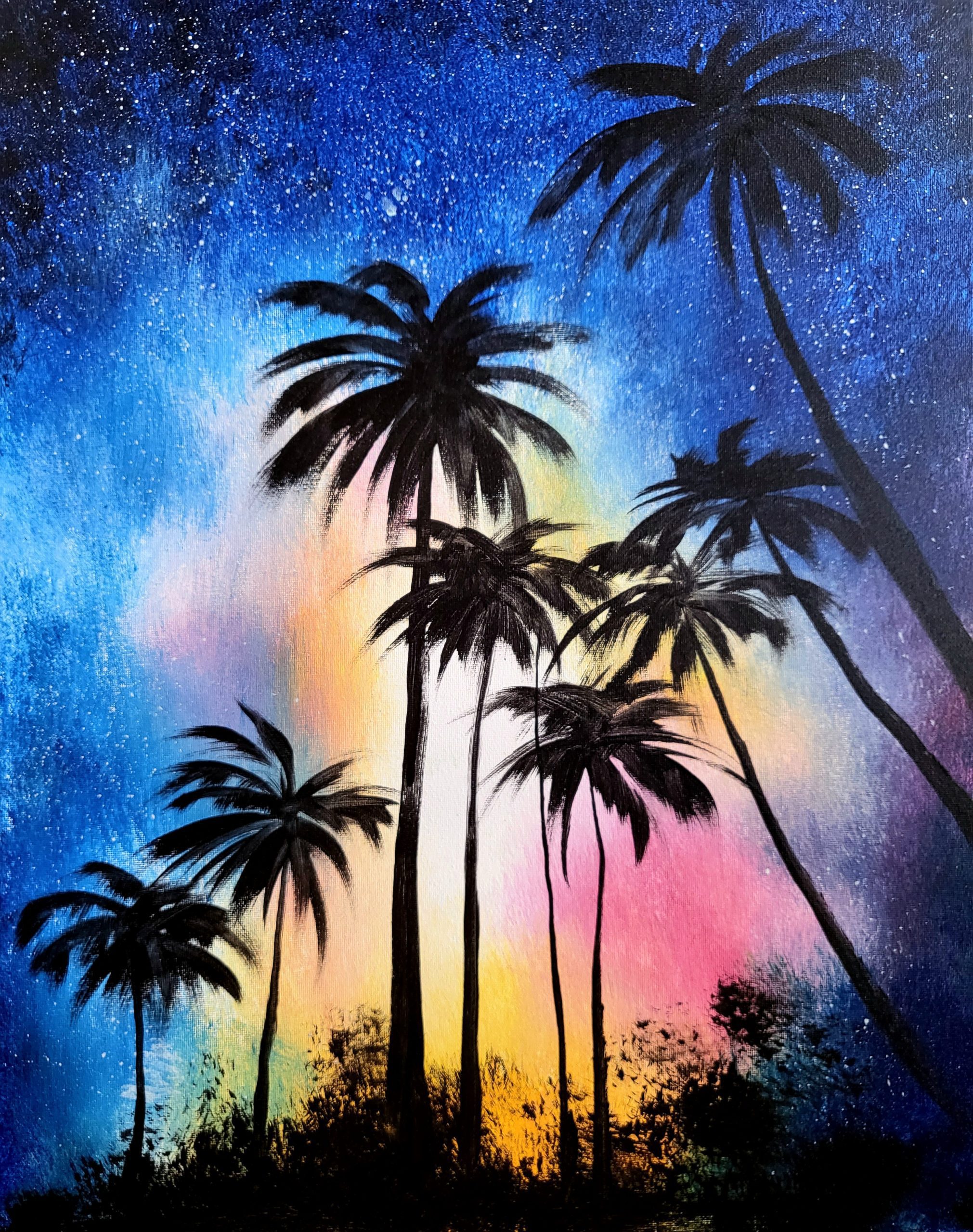 Image of painting called 'California Palms'