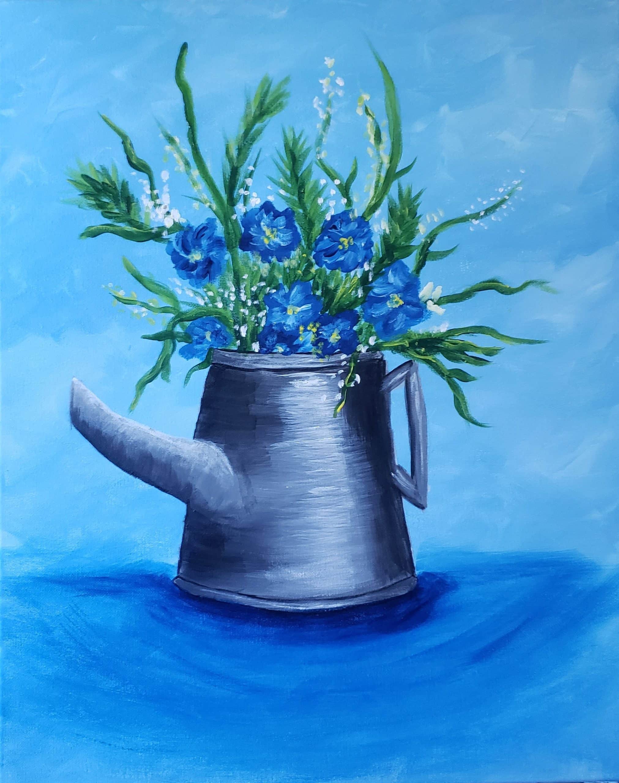 blue bouquet