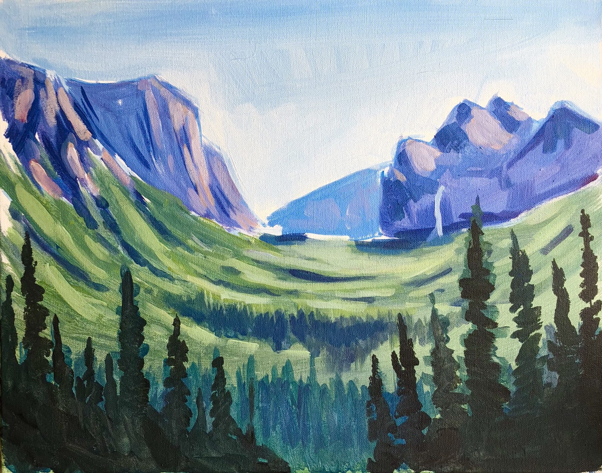 Yosemite | Painting & Vino