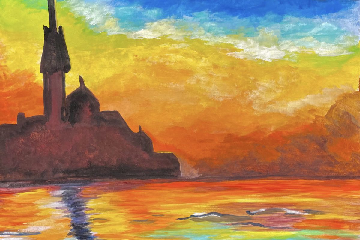 Monet's Twilight at Venice