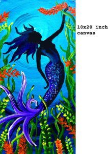 Image of painting called Mermaid Lunch and Paint