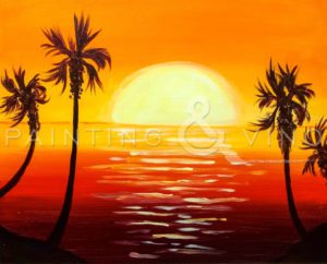 Image of painting called 'I need a vacation'