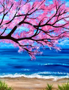 Image of painting called 'Beach blossoms '