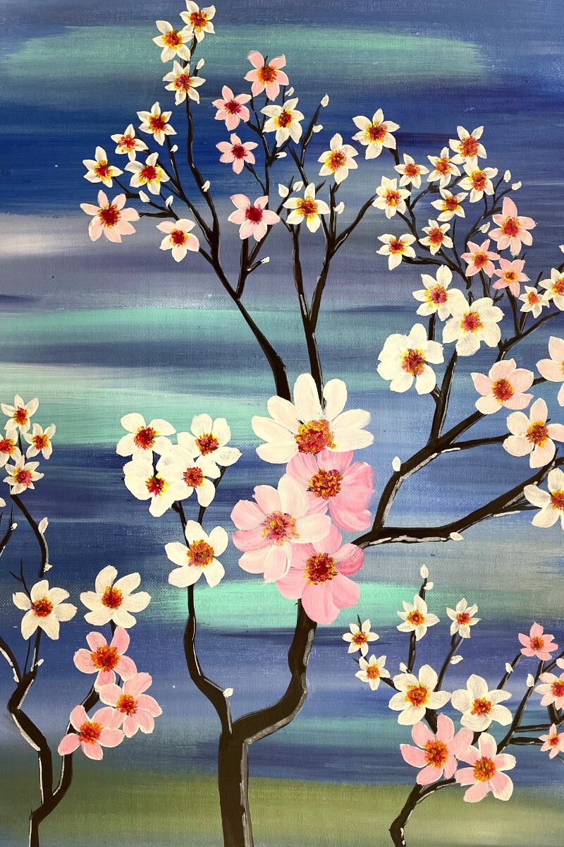 Cherry Blossoms - nm paint and sip