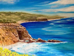 Image of painting called 'Calming Coast'
