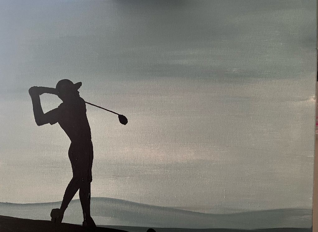 1st Tee | Painting & Vino