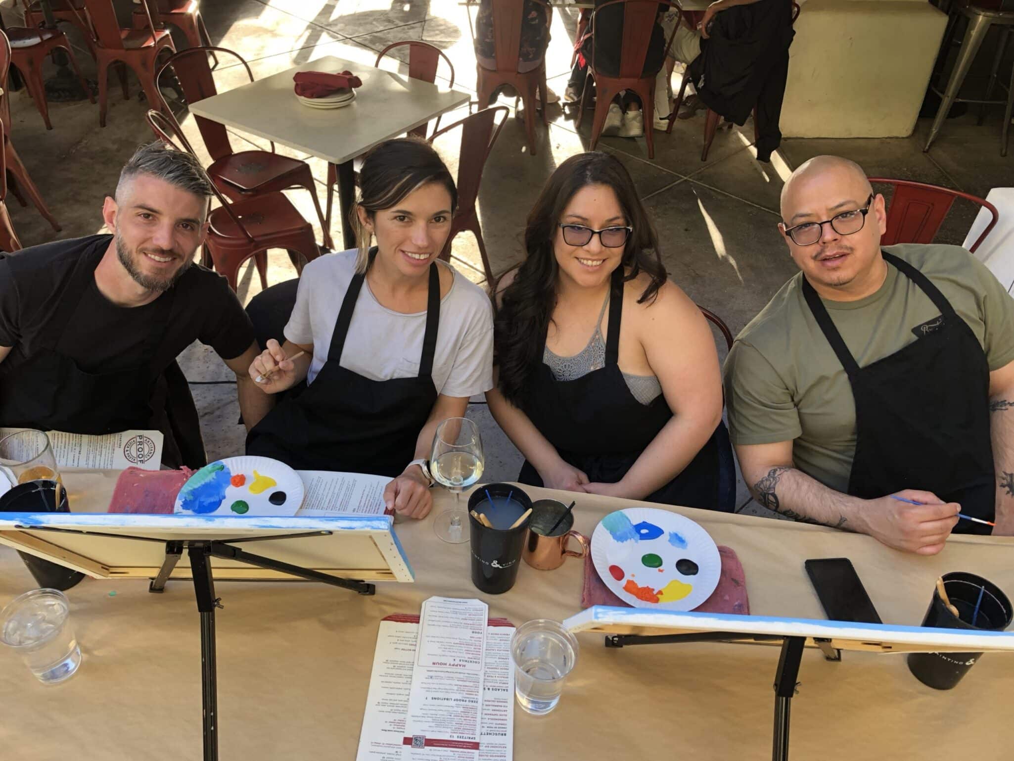 We serve Tucson and surrounding areas for public and private paint events, kids’ birthdays, and more!