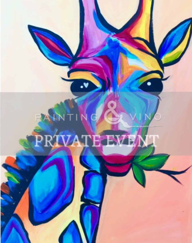 Giraffe Private Paint Party Tucson