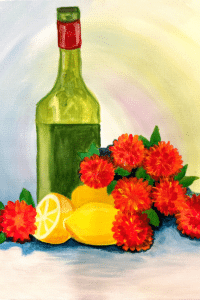 Image of painting called Wine Time - Paint and Sip
