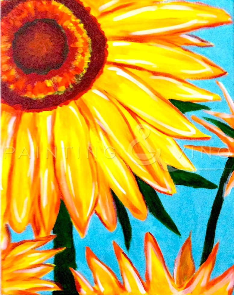 Van Gogh Sunflower Paint and Sip in Tucson, AZ