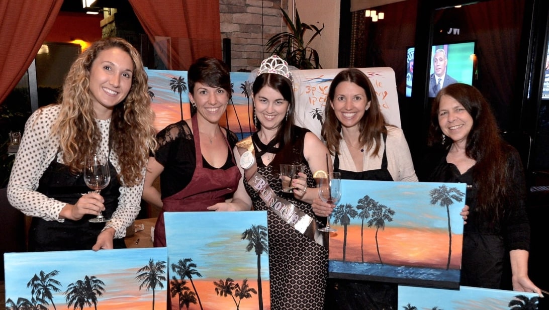 Bridal Shower paint and sip