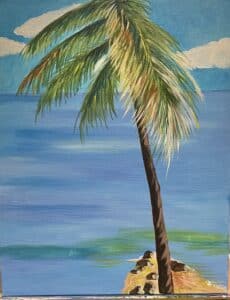 Image of painting called Island Palm