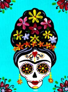 Image of painting called Paint Frida Calavera at Belmont Park