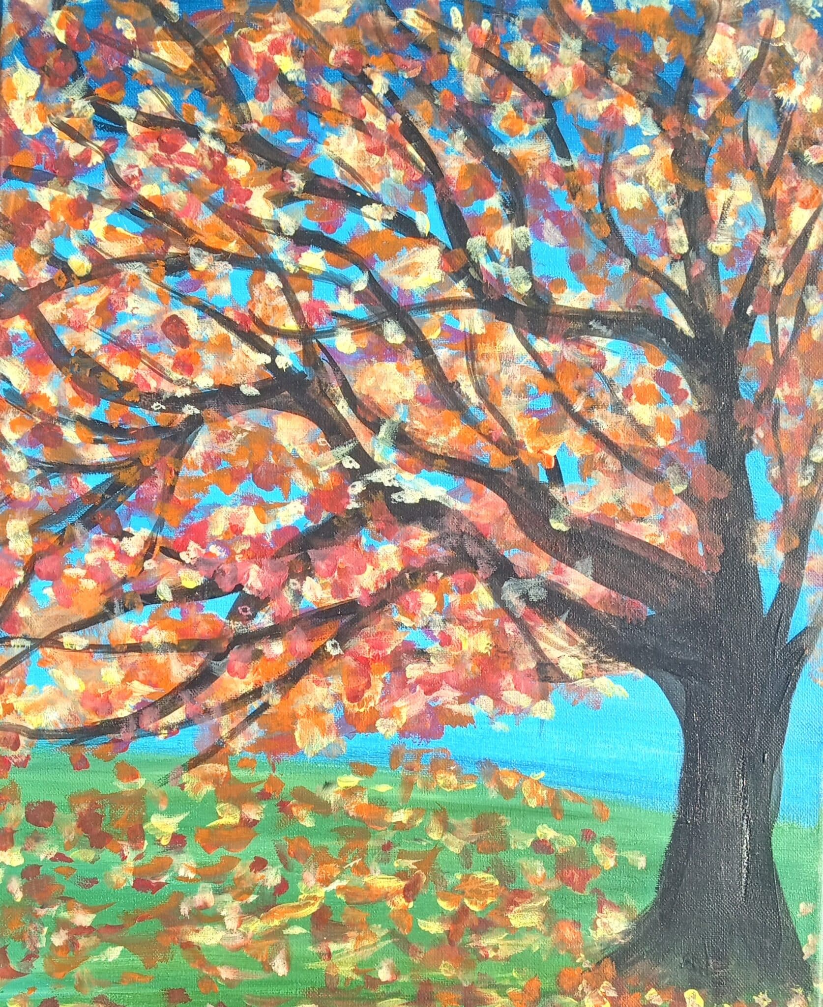 Fall Tree paint and sip