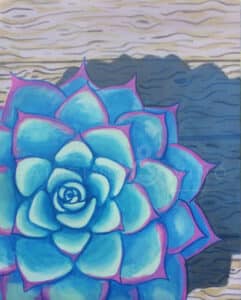 Image of painting called Sweet Succulent Paint and Sip at Hoppy Vine Oro Valley