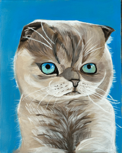 Image of painting called Pet portrait- Paint and Sip at Modbom