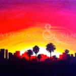 paint and sip City Sunset paint and sip