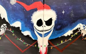 Image of painting called Sandy Claws - Black Plague Brewing Paint and Pints