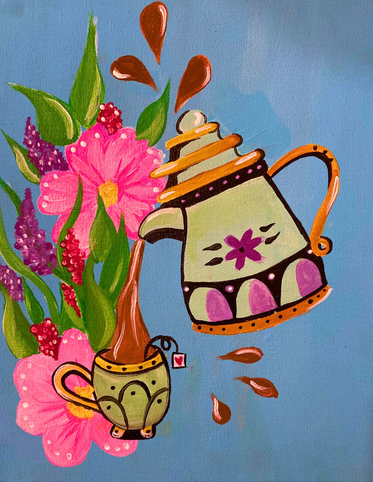 Morning Coffee - NM paint and sip