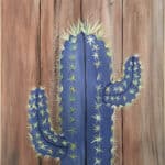 Blue Torch Cactus Aunt Chiladas paint and sip