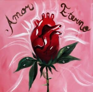 Image of painting called Amor Eterno - Paint and Pints