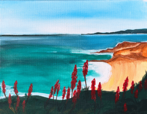 Image of painting called California Cliffs - Paint and Sip