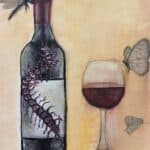 paint and sip WIne glass painting paint and sip