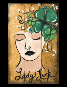 Image of painting called Lady Luck - Paint and Pints
