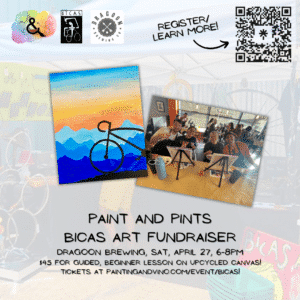 BICAS Art Fundraiser - Painting on Upcycled Wood paint and sip