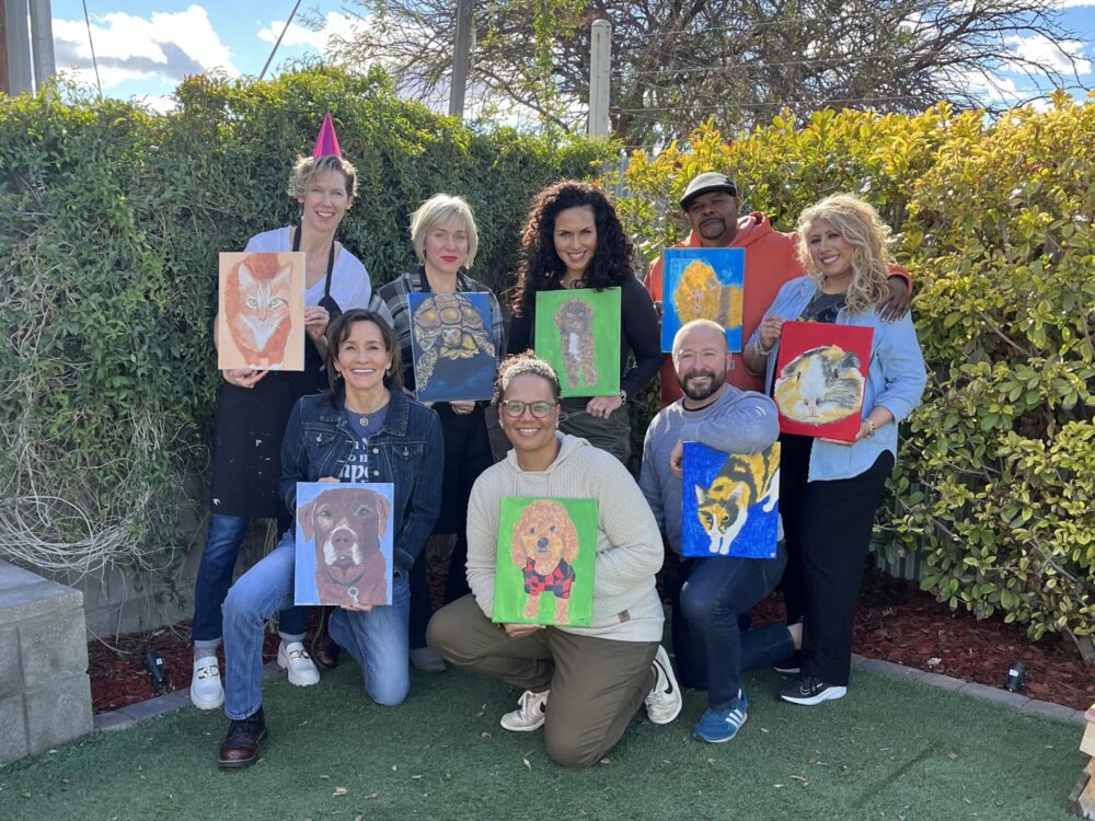 Paint Your Pet in Tucson at Medella Vina Ranch! paint and sip