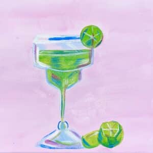 Image of painting called Margaritaville Paint and Sip at Reforma Modern Mexican