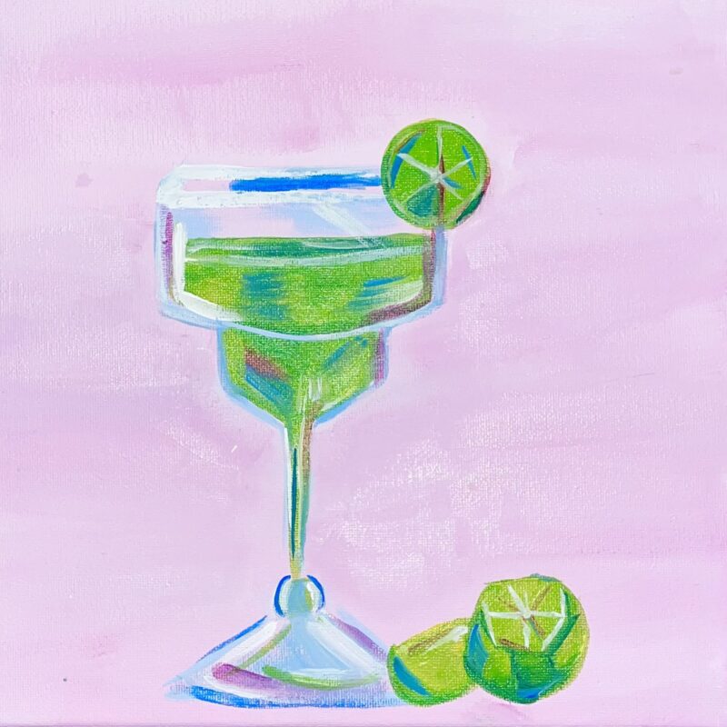 Margaritaville Margarita & Lime Fun Beginner Paint and Sip in Tucson, AZ paint and sip