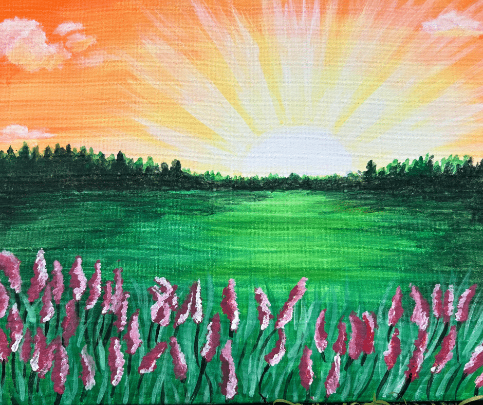 Morning Sunrise - NM paint and sip