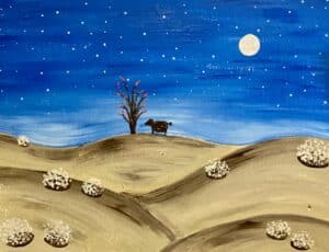 Image of painting called Paint with Pigs Fundraiser for Ironwood Pig Sanctuary!