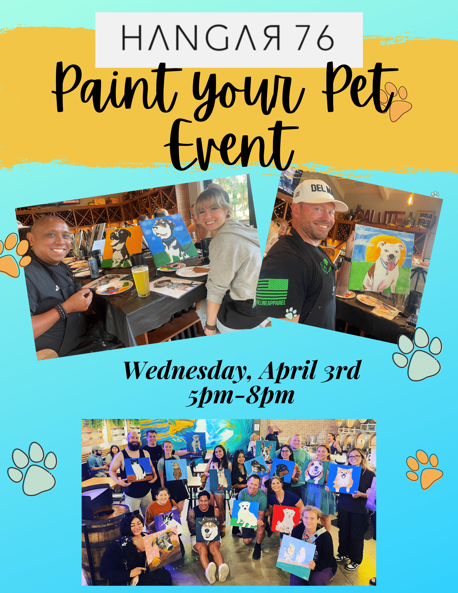 Paint Your Pet Event - NM paint and sip