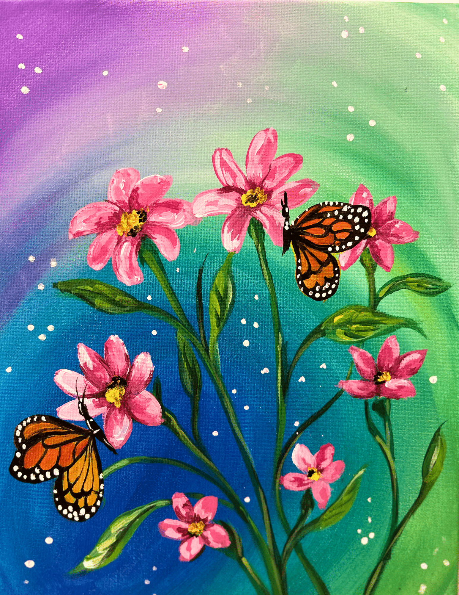 Butterfly Paradise - nm paint and sip