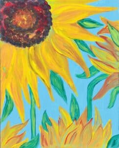 Image of painting called Van Gogh's Sunflower
