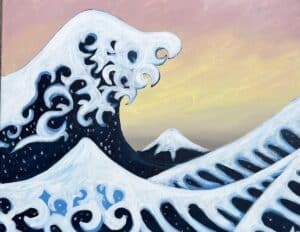 Image of painting called The Big Wave