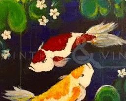 Koi paint and sip